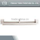 Classic White Gloss Travertine TV Stand For Living Room thumbnail-2