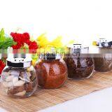 6oz Eco-friendly Cheap Clear Glass Spice Jar With Screw Top Lid thumbnail-4