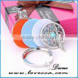 Fancy Perfume Locket Necklace Wholesale Aromatherapy Diffuser Necklace thumbnail-2