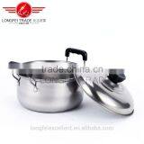 Insulation Handle Cheap Good Quality Houseware Useful Stainless Steel Cooking Pot Set/camping Pot Set thumbnail-5