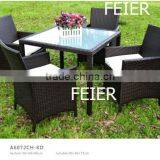 Wholesale Fashion High Back Rattan Chairs Cheap Sectional KD thumbnail-1