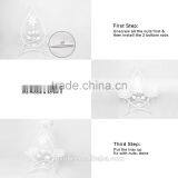 White Iron Flower Pot Rack Home Garden Decoration Patio Plant Pot Display Stand Bonsai Holder thumbnail-5