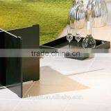 Multifunctional Home Furniture Side Table With Magazine Rack Tray Table With Glossy Finished thumbnail-4