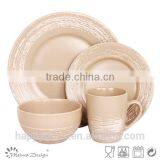 18pcs Antique Glazed Dinner Set Ceramic thumbnail-4