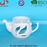 Popular Sales Teapot Shape Tea Light Oil Warmers Ceramic Oil Burner thumbnail-1