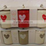 High Quality Powder Coated With Silk Printed Logo Tea Tin Canister Manufacturer thumbnail-2