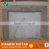 For Sale Natural Yellow Marble Fireplace Surround Mantel RST-FP-K027 thumbnail-1