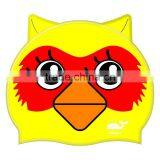 Custom Waterproof Silicone Cartoon Swimming Cap for Kids thumbnail-2