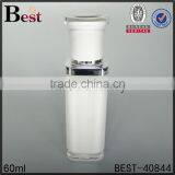 Unique Square Lotion Bottle Empty 30ml 60ml 120ml Acrylic Cosmetic Cream Bottle Pearl White Color High Quality Luxury Bottle thumbnail-6