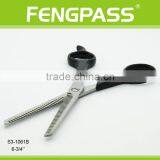 S3-1061B 6-3/4" Inch 2CR13 Stainless Steel With PP Handle Double Thinning Hair Scissors thumbnail-4