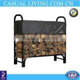 Black Wrought Iron Wood Burning Stove thumbnail-1