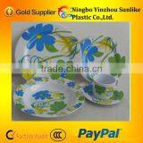 4 Pcs Bowl Set/plastic Bowl Set/4pcs Melamine Salad Mixing Bowl