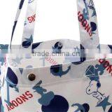 ECO Friendly 300D Fashion Style Full Cartoon Printing Shopping Tote Bag,Women Travel Handbag thumbnail-4
