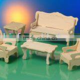 3D EVA Foam Furniture Puzzle / Wooden Like Foam Color thumbnail-1