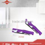 Purple Stainless Steel Wine Corkscrew With Printed Logo thumbnail-1