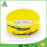 Custom Promotional BPA Free Silicone Bracelet, Cheap Silicone Wristband thumbnail-1