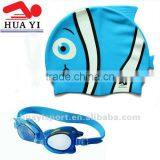 Silicone Fashion Blue Custom Kids Cartoon Swimming Equipments thumbnail-1