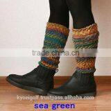 Silk Mix High Quality Multi Color Super Warm Fashion Leg Warmer From Japan thumbnail-2