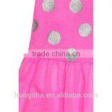 Fashionable Vetement Enfant Girls Short Sleeve Casual Dress Cotton Print Jersey Dress HSD9157 thumbnail-3