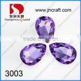 Pujiang Pointed Back Violet Pear Drop Fancy Stone Mixed Colours and Sizes thumbnail-1