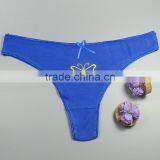 Sexy Hot Teen Girls Underwear Flower Embroidery Panties Women's Thongs thumbnail-6