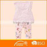Infant Clothes Baby Girl T Shirts+Full Print Pants 2pcs Set Children Clothing Set thumbnail-2