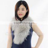 CX-S-88A Genuine Tibetan Lamb Fur Scarf thumbnail-1