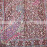 2017 The Hot Latest Factory Wholesale 100%rayon Jacquard Paisley Floral Shawl thumbnail-6