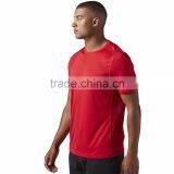Customize Workout Clothes Activewear Athletes Trim Cut Tee Breathes Fresh Sport Top for Man Polyester Mesh Panels Cool Gymwear thumbnail-3
