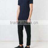 China Wholesale Midnight Blue Cotton Striped Polo Shirts Wholesale China thumbnail-3