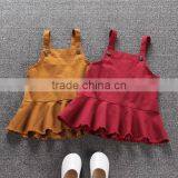 Children Vest Skirt Spring and Autumn Leisure Can Match Knit Cotton Shirt thumbnail-4