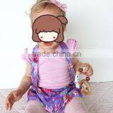 Summer Wear Clothes Little Girl Boutique Clothing Set Matching Printed Shorts 2 Piece Outfit thumbnail-5