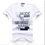 2017 OEM Anti-Wrinkle Unique Design Amazing Quality Hot-selling Best Choice Short Sleeve Casual Printed T-shirt Men thumbnail-2