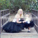 Tulle Mother Daughter Clothing New Design Ladys Frock Tutu Dresses Kids Mom And Daughter Dress Matching thumbnail-1