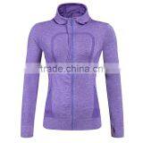 Wholesale Fitness Yoga Wear Women Hoodies Hoodies Zip up Women Comfortable and Fashionable thumbnail-2