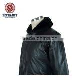 Mens Pu Padded Coat for Winter Outdoor Down Jacket thumbnail-5