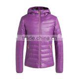 OEM Fashion Ultra Light Nylon Down Jackets/women Slim Fit Women Light Down Jacket For Outdoor and Indoor thumbnail-2