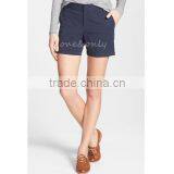 Beautiful Ladies Fitted Pants Twill Women Cotton Shorts P0053 thumbnail-1