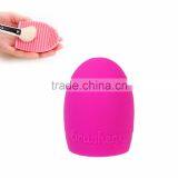 Cleaning Make up Washing Brush Silicone Glove Scrubber Cosmetic Foundation Powder Clean Tools New Pop Brush Egg thumbnail-2