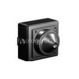 Black 100mA Mini Closed Circuit Television Camera With 3.7mm Super Cone Pinhole Lens