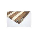 Walnut & Maple Mixed Strip Ipad Wooden Case,Hand Made Phone Cover thumbnail-1