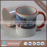 11 Oz.Sublimation Rim+handle Color Mugs thumbnail-4