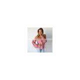 Off Shoulder Elegant Scallop Crochet Blouse With Long Sleeve thumbnail-2