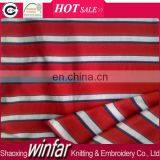 Single Jersey Yarn Dyed Stripe Knitting Cotton Fabric for Garment thumbnail-1