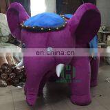 HI CE Customized Giant Inflatable Purple Elephant Costume for Sale thumbnail-1