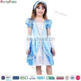 children cinderella costumes party fancy dress wholesale custom made halloween costume for kids