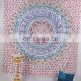 Indian Mandala Ethnic Tapestry Queen Wall Hanging Throw Hippie Tie & Dye Bohemian Decor Boho Art Bedspread