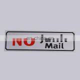 Professional OEM Factory Notice Words Style Simple Type Custom Cheap Printed Aluminum Sign With Self Adhesive thumbnail-1