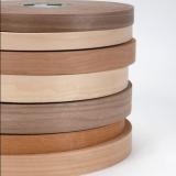 PVC or ABS Material and ISO9001 EN71 ROHS SGS Certificate Hot Items Pre-glued 0.8mm Wood Grain Pvc Edge Banding thumbnail-1