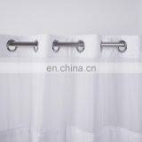 Factory Direct New Custom Hookless Polyester White Shower Curtain for Hotel Shower Curtain Liner thumbnail-3